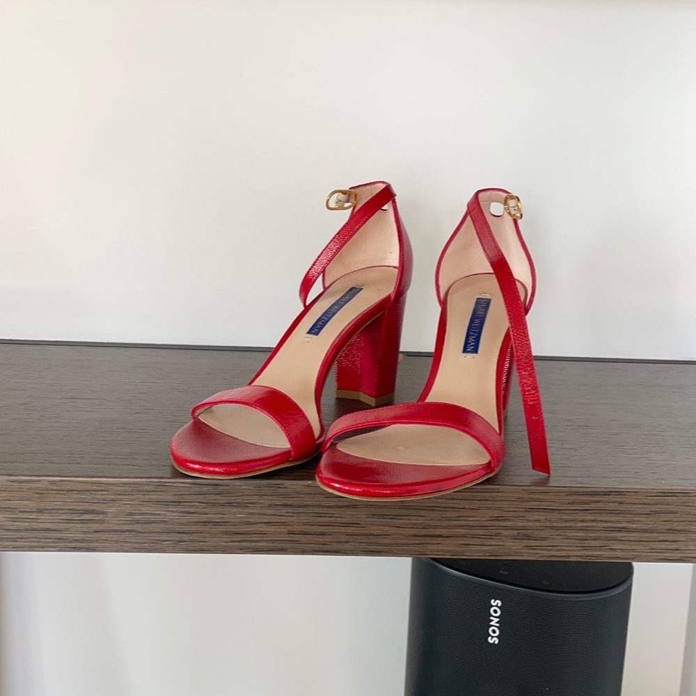 Stuart Weitzman red heels